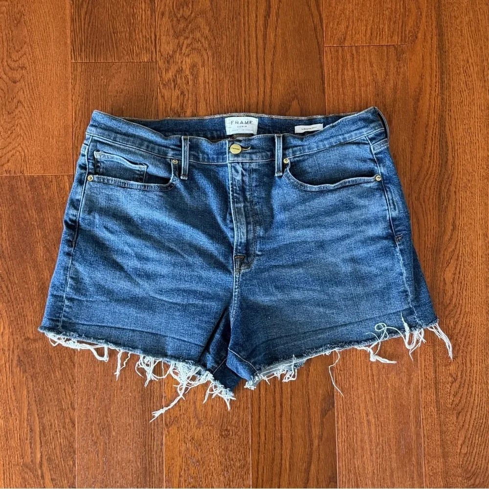 FRAME Le Brigette Short in Kinmount Grind size 33 - Picture 5 of 9